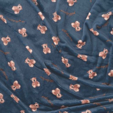 ARDESTO Плед Ardesto Flannel 160х200см, 100% поліестер, плюшеві ведмедики