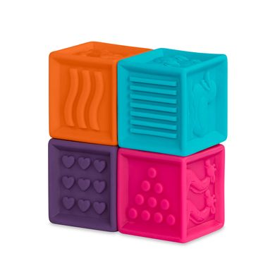 Развивающие силиконовые кубики - ПОСЧИТАЙ-КА! (10 кубиков, в сумочке) BX1002Z фото
