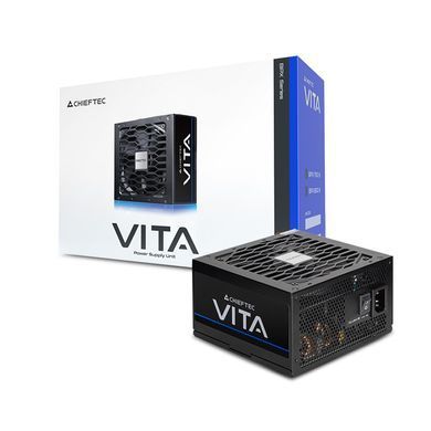 Chieftec Блок питания Vita (850W), >85%, 80+ Bronze, 120мм, 1xMB 24pin(20+4), 2xCPU 8pin(4+4), 2xMolex, 6xSATA, 4xPCIe 8pin(6+2) BPX-850-S фото