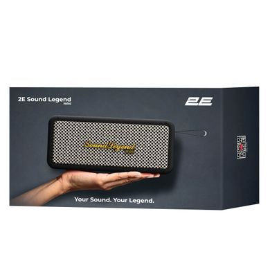 2E Портативна акустична система SoundLegend Mini 40Вт, BT 5.3, TWS, FLAC, MP3, WAV, EQ, PowerBank, IPX6, Чорний 2E-BSSLMWBK фото