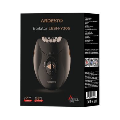 ARDESTO Эпилятор LESH-Y305/ 40мин/1 насадка/черн+золото LESH-Y305 фото