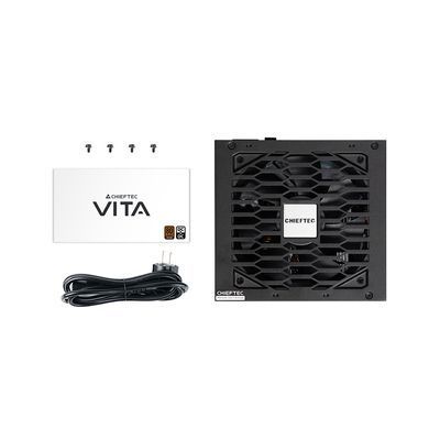 Chieftec Блок питания Vita (850W), >85%, 80+ Bronze, 120мм, 1xMB 24pin(20+4), 2xCPU 8pin(4+4), 2xMolex, 6xSATA, 4xPCIe 8pin(6+2) BPX-850-S фото