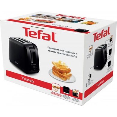 Тостер Tefal Vita , 800Вт, пластик, чорний TT1A1830 фото