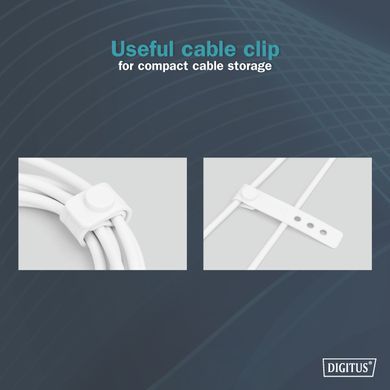Digitus Кабель USB-A > Lightning зарядки/синхронизации, 2м, USB 2.0, 12W, силиконовый, белый AK-600108-020-W фото