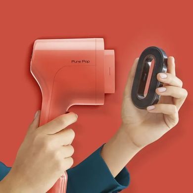Отпариватель Tefal компактный PURE POP CORAL, 1300Вт, 70мл, постоянный пар - 20гр, красный DT2022E1 фото