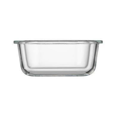 ARDESTO Food storage container Gemini 0.5l, borosilicate glass, plastic, square, transparent AR1250BSQ фото