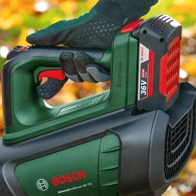 Bosch Повітродув садовий акумуляторний AdvancedLeafBlower 36V-750 200км/год 2.8кг без АКБ і ЗП 0.600.8C6.001 фото
