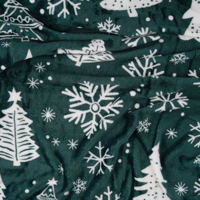 ARDESTO Плед Ardesto Christmas Flannel 160х200см, 100% поліестер, ялинки