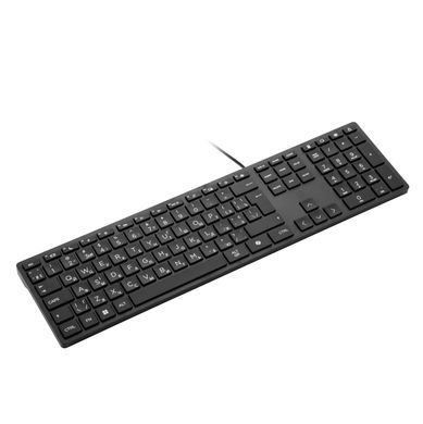 HP Клавіатура мембранна НР 320K, 109key, USB-A, EN/UK, чорний 9SR37UT фото