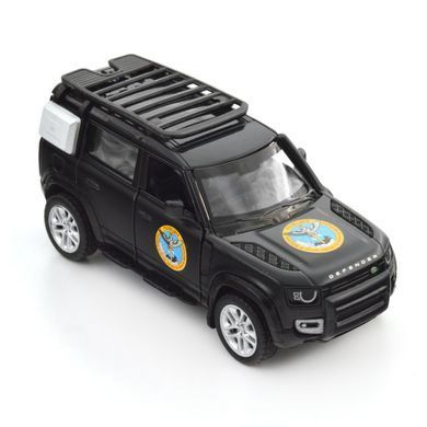 Автомодель серії "Шеврони Героїв" - LAND ROVER DEFENDER 110 - "ГУР МО" 250364M фото