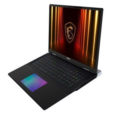 MSI Ноутбук MSI Titan 18 HX AI A2XWIG-269UA 18" UHD+, Intel U9-285HX, 64GB, F4TB, NVD5080-16, W11P, чорний 9S7-182421-269 фото