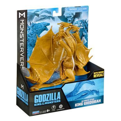 Игровая фигурка GODZILLA VS. KONG S2 &ndash; КОРОЛЬ ГИДОРА (c аксесс.) 35209 фото