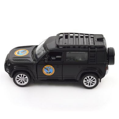 Автомодель серії "Шеврони Героїв" - LAND ROVER DEFENDER 110 - "ГУР МО" 250364M фото