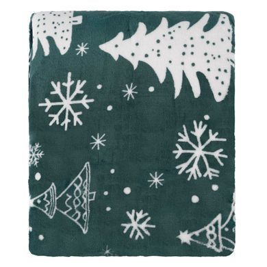 ARDESTO Плед Ardesto Christmas Flannel 160х200см, 100% поліестер, ялинки