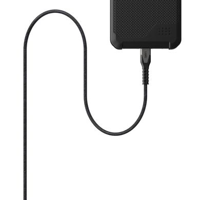 UAG Кабель USB-C > USB-C заряджання/синхронізації, 1.5м, 60Вт, Type-C, Rugged Kevlar, Black/Orange 9B4413114030 фото