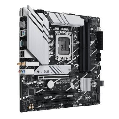 ASUS Материнcкая плата PRIME B760M-A WIFI s1700 B760 4xDDR5 M.2 HDMI DP Wi-Fi BT mATX 90MB1EL0-M1EAY0 фото