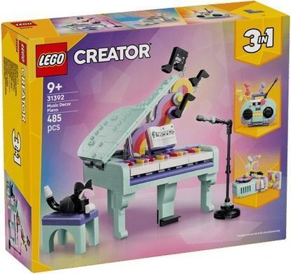 LEGO Конструктор LEGO Creator Музичний декор &laquo;Фортепіано з котом&raquo; 31392 фото