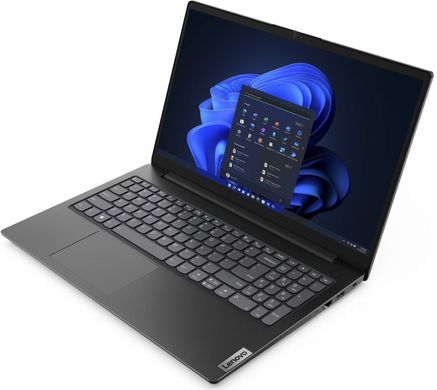 Lenovo Ноутбук V15-G3 15.6" FHD IPS AG, AMD R7-5825U, 16GB, F512GB, UMA, DOS, чорний 82TV0089RA фото