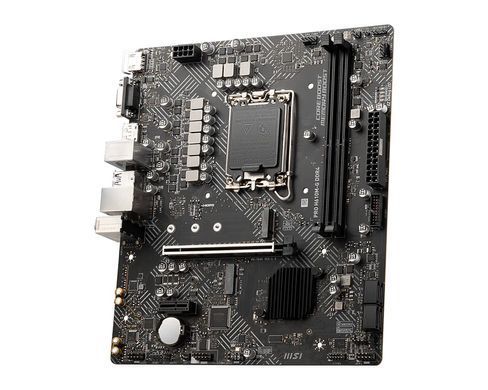 MSI Материнcкая плата PRO H610M-G DDR4 s1700 H610 2xDDR4 M.2 HDMI DP D-Sub mATX 911-7D46-228 фото