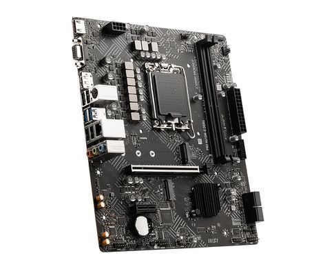 MSI Материнcкая плата PRO H610M-G DDR4 s1700 H610 2xDDR4 M.2 HDMI DP D-Sub mATX 911-7D46-228 фото