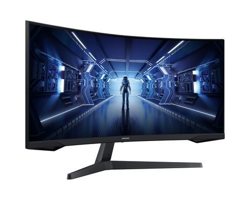 Samsung Монітор Samsung 34" Odyssey G5 C34G55TWW D-Sub, 2xHDMI, DP, VA, 3440x1440, 21:9, 165Hz, 1ms, CURVED LC34G55TWWIXUA фото
