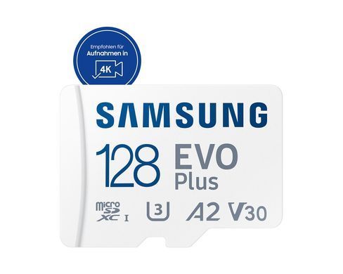 Samsung Карта памяти microSD 128GB C10 UHS-I R130MB/s Evo Plus + SD MB-MC128SA/EU фото