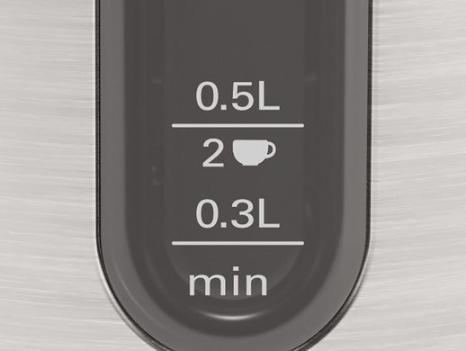 Електрочайник Bosch, 1.7л, метал, метал TWK4P440 фото