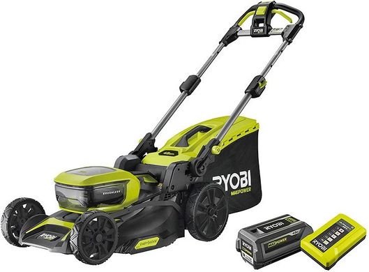 Газонокосилка аккумуляторная Ryobi RY36LMX46A-140, Max Power 36В, 1х4.0Ач, 46см, 22.5кг, 25-75мм, EasyEdge, мульчирование, бесщеточная, до 700м2 5133005586 фото