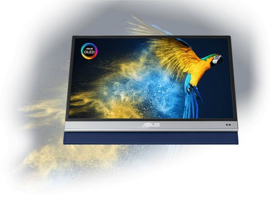 Монітор портативний Asus 13.3" ZenScreen MQ13AH mHDMI, 2xUSB-C, OLED, 1ms, DCI-P3 100%, HDR10, Cover 90LM07EV-B01170 фото