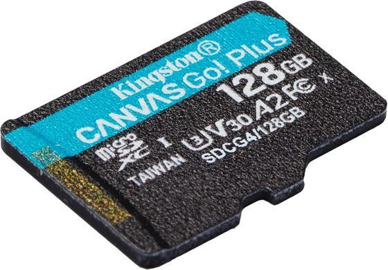 Kingston Карта памяти microSD 128GB C10 UHS-I U3 A2 V30 R200MB/s SDCG4/128GBSP фото