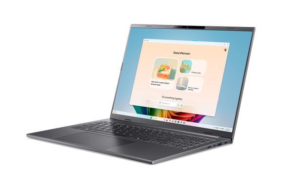 Acer Ноутбук Acer Aspire 16 A16-61M 16" WUXGA+ OLED, AMD R5-340, 32GB, F1TB, UMA, Lin, сірий NX.JS3EU.003 фото