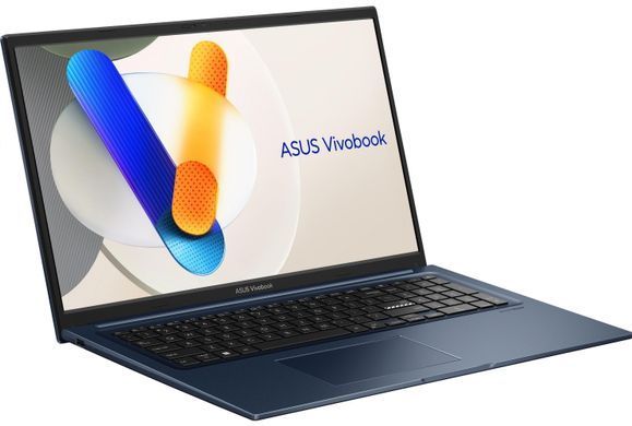 ASUS Ноутбук ASUS Vivobook 17 X1704VA-AU891 17.3" FHD IPS, Intel i3-1315U, 16GB, F512GB, UMA, NoOS, Блакитний 90NB10V2-M00WU0 фото