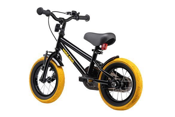 Miqilong Детский велосипед ST 12" черный ATW-ST12-BLACK фото
