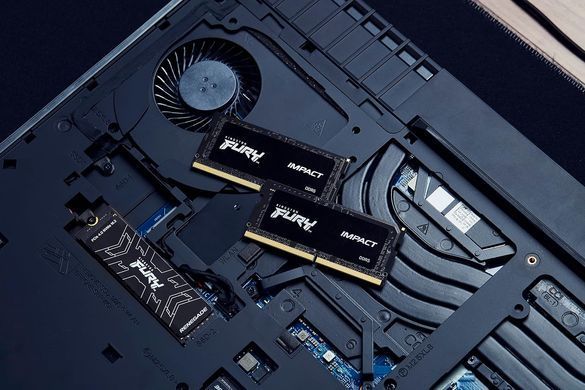 Kingston Пам'ять ноутбука Kingston DDR5 16GB 6000 FURY Impact XMP KF560S38IB-16 фото
