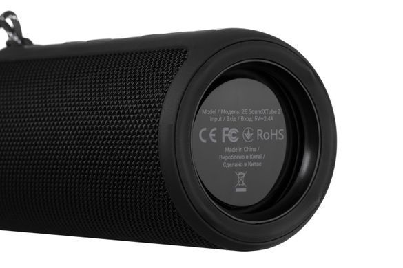 Акустична система 2E SoundXTube2 TWS, MP3, Wireless, Waterproof Black 2E-BSSXT2WBK фото