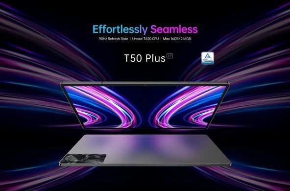 TECLAST Планшет T50 Plus 11" 6ГБ, 256ГБ, LTE, 8000мА&bull;ч, Android, серый 6940709686300 фото