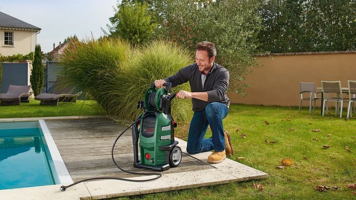Bosch Минимойка высокого давления Advanced Aquatak 150, 2200Вт, 150бар, 480л/ч, шланг 8м, 22.45кг 0.600.8A7.700 фото