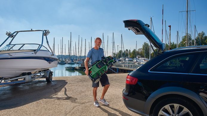 Bosch Минимойка высокого давления Advanced Aquatak 150, 2200Вт, 150бар, 480л/ч, шланг 8м, 22.45кг 0.600.8A7.700 фото