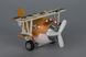 Самолет металический инерционный Same Toy Aircraft коричневый со светом и музыкой 2 - магазин Coolbaba Toys