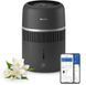 Philips Зволожувач повітря Philips традиційне зволоження Series 4000, 44м2, 4,5л, 300мл/г, сенсорне, режим сну, нічник, чорний
