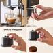 Krups Кавомашина Krups Coffee Crush, 1.8л, зерно, ОLED дисплей, авторецептів - 2, метал, чорно-бежевий 10 - магазин Coolbaba Toys