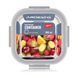 ARDESTO Food storage container Gemini 0.5l, borosilicate glass, plastic, square, transparent 2 - магазин Coolbaba Toys