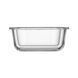 ARDESTO Food storage container Gemini 0.5l, borosilicate glass, plastic, square, transparent 5 - магазин Coolbaba Toys