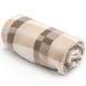 ARDESTO Плед Fleece, 130х160см, 100% полиэстер, клетка, бежевый