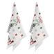 ARDESTO Подарунковий набір рушничків в коробці Christmas Tree 38х63см, 2шт, 100% бавовна, зелений