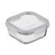 ARDESTO Food storage container Gemini 0.5l, borosilicate glass, plastic, square, transparent 1 - магазин Coolbaba Toys