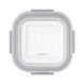 ARDESTO Food storage container Gemini 0.5l, borosilicate glass, plastic, square, transparent 3 - магазин Coolbaba Toys