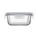 ARDESTO Food storage container Gemini 0.5l, borosilicate glass, plastic, square, transparent 4 - магазин Coolbaba Toys