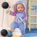 Набор одежды для куклы BABY BORN - СПОРТИВНЫЙ КОСТЮМ ДЛЯ БЕГА (на 43 cm, голубой) 6 - магазин Coolbaba Toys