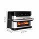 Tefal Мультипіч Tefal Dual Easy Fry Flex, 2700Вт, чаша-5.5+3.5л, сенсорне керув., з віконцем, 2 чаши, гриль, пластик, чорний-нерж. сталь 4 - магазин Coolbaba Toys